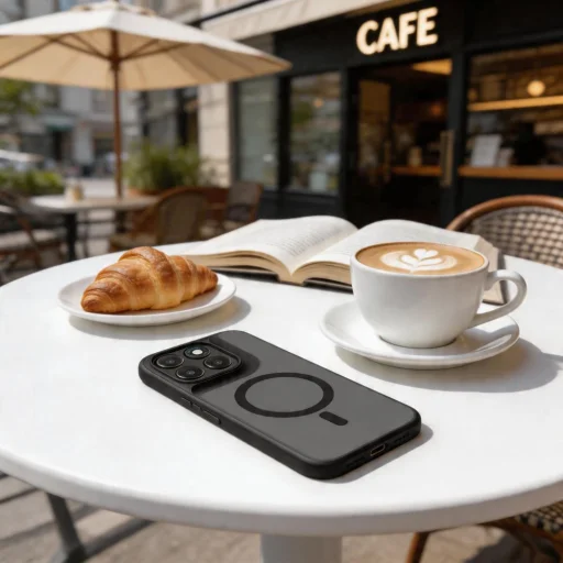 Motorola Moto G67 / G77 Tech-Protect Magmat MagSafe čierne matné puzdro - 4