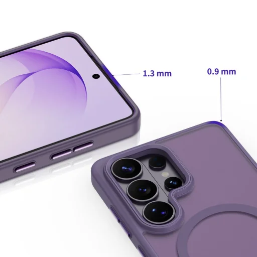 Samsung Galaxy S26 Ultra Tech-Protect Magmat MagSafe matné kobaltovofialové puzdro - 3