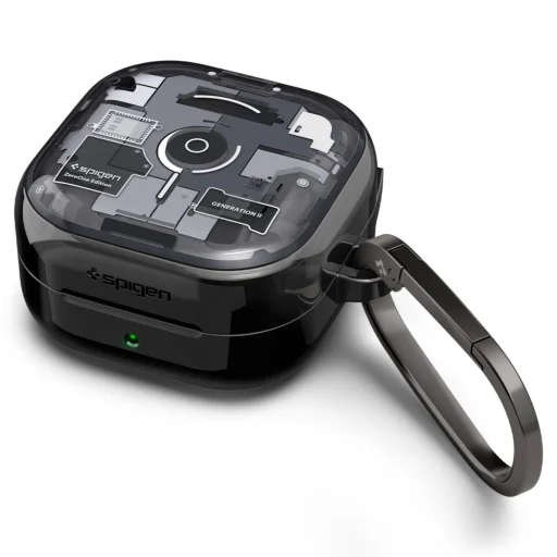 Samsung Galaxy Buds 4 / 4 Pro Spigen Ultra Hybrid Zero One fekete tok - 1