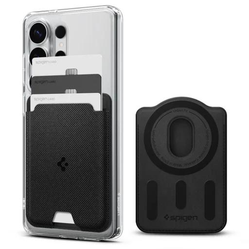 Galaxy S Spigen Urban Fit MagSafe magnetická peňaženka na karty čierna - 1