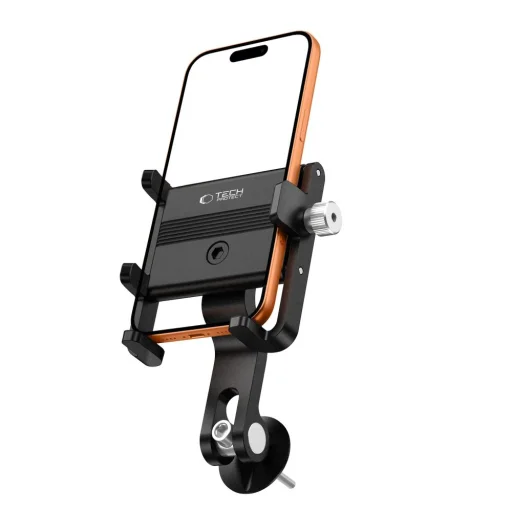 Tech-Protect V5 univerzálny držiak na telefón na riadidlá a predstavec bicykla čierny - 2