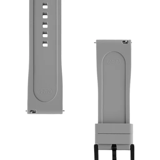 Tactical Quick Release silikónový remienok 24mm sivý - 2