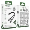 Acefast - Adaptér (J14) - USB-C na 2x USB-C, 60W rýchle nabíjanie, Hi-Fi Audio, hliníková zliatina, Plug & Play - čierny thumbnail