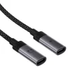 Acefast - Adaptér (J14) - USB-C na 2x USB-C, 60W rýchle nabíjanie, Hi-Fi Audio, hliníková zliatina, Plug & Play - čierny thumbnail