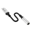 3mk - Audio káblový adaptér - USB-C na Jack 3,5 mm, DAC čip, hliník - sivý thumbnail