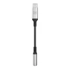 3mk - Audio káblový adaptér - USB-C na Jack 3,5 mm, DAC čip, hliník - sivý thumbnail