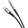 3mk - Audio kábel - USB-C - 3,5mm Jack, DAC čip, 3,5m - Čierny thumbnail