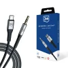3mk - Audio kábel - USB-C - 3,5mm Jack, DAC čip, 3,5m - Čierny thumbnail