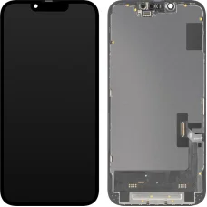 LCD Displej Modul MP pre Apple iPhone 14, Soft OLED FHD 120Hz IC prenosná verzia, Aftermarket, čierny