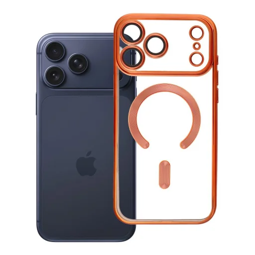 iPhone 17 Pro Max Electro Mag Cover MagSafe kompatibilné oranžové puzdro - 1