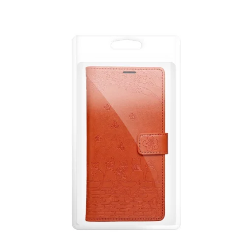 Hnedé puzdro s mačkou pre Xiaomi Redmi Note 15 Pro 4G - 7