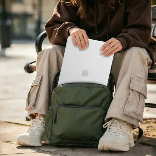 MacBook Neo 13 2026 Tech-Protect SmartShell trblietavé priehľadné puzdro - 5