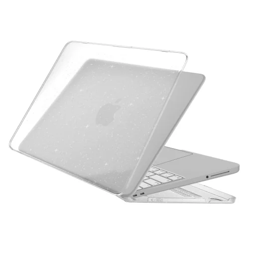 MacBook Neo 13 2026 Tech-Protect SmartShell trblietavé priehľadné puzdro - 3