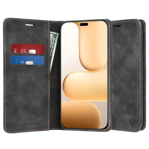 Honor 600 Lite čierne puzdro Techsuit Confy Cover - 1