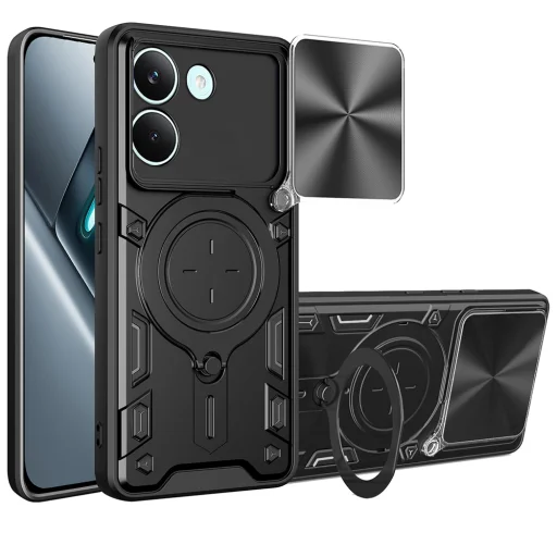 Xiaomi Poco X8 Pro čierne Techsuit - CamGuard Pro puzdro - 1