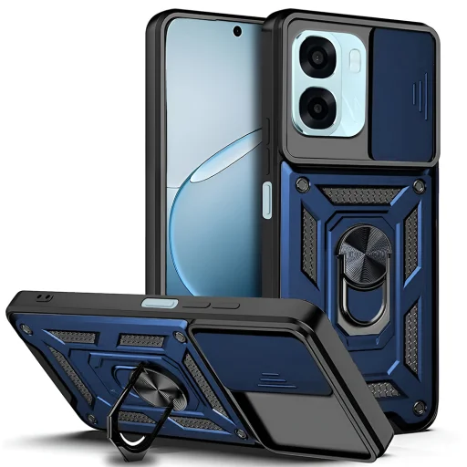 Oppo A6x 4G / A6x 5G Modré puzdro Techsuit CamShield séria - 1