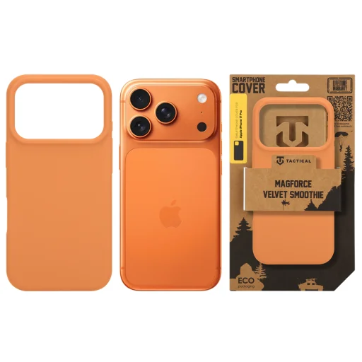 Tactical MagForce Velvet Smoothie kryt pre Apple iPhone 17 Pro Agent Orange - 5