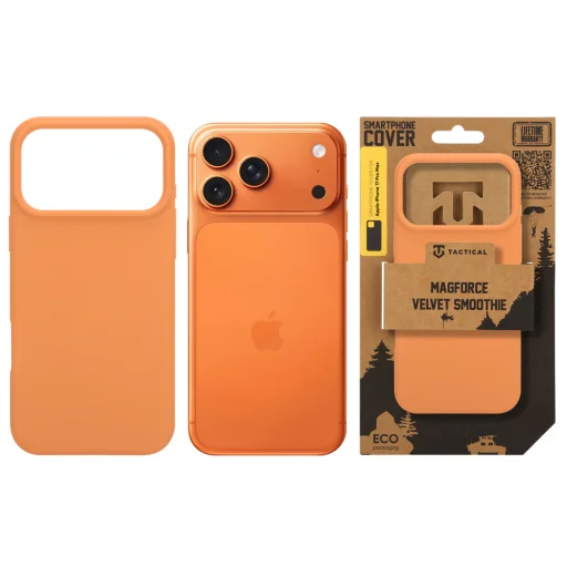 Tactical MagForce Velvet Smoothie puzdro pre Apple iPhone 17 Pro Max Agent Orange - 5