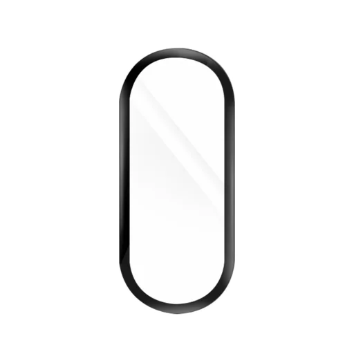 Techsuit - Nano Flex (2 ks) - Xiaomi Mi Band 9 / 9 NFC - čierne ochranné sklo - 3