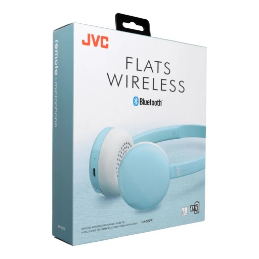 Modré bezdrôtové slúchadlá JVC HA S22W - 2