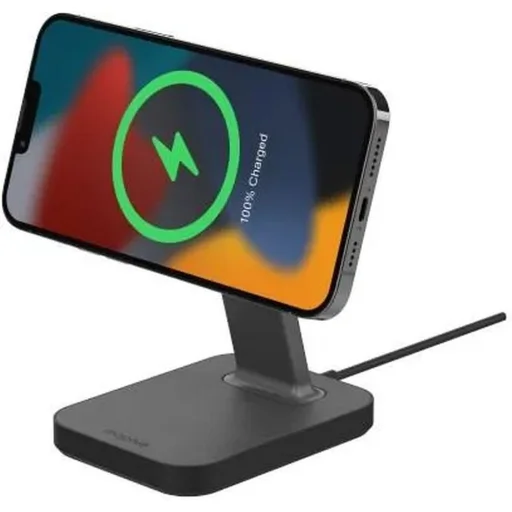Mophie 15W bezdrôtová nabíjačka MagSafe Snap+ kompatibilná čierna - 3