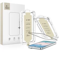 Samsung Galaxy S26 Tech-Protect Quick Set AR+ fekete üvegfólia