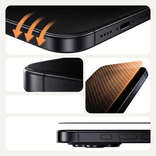 Samsung Galaxy S26 Ultra Tech-Protect Quick Set AR+ tükröződésmentes üvegfólia fekete - 5