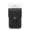 Guess - Univerzálne vyklápacie puzdro Triangle 4G (GUCWB2P4BLTRK) - Nastaviteľný popruh, eko-koža, dvojvrstvové - Čierne, puzdro thumbnail