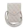 Guess - Universal Wallet Triangle 4G (GUCWB2P4BLTRP) - Nastaviteľný popruh, Eko koža, Dve vrstvy - Ružové flipové puzdro thumbnail