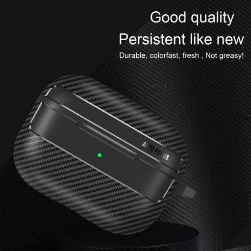 Čierne puzdro Techsuit CarbonFiber pre AirPods Pro 3 - 3