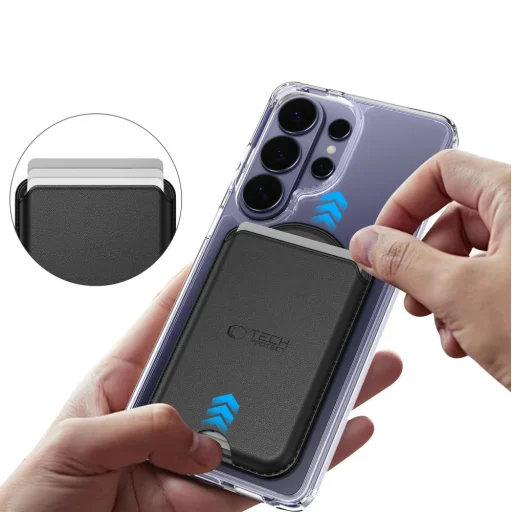Tech-Protect CH02 MagWallet MagSafe univerzálny magnetický držiak na karty čierny - 4