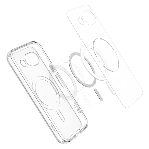 Spigen - Ultra Hybrid MagSafe (ACS11277) - Google Pixel 10a - Clear Graphite puzdro - 6