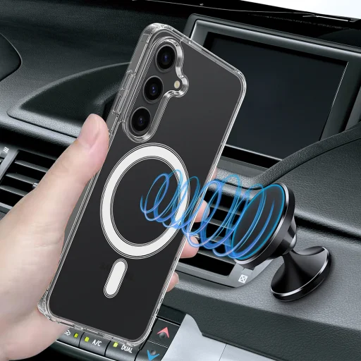 Techsuit - MagSafe Pro - Samsung Galaxy A57 5G - Priehľadný kryt - 4