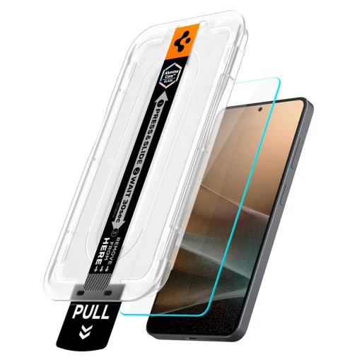 Spigen - (2 kusy) Glas.tR EZ-FIT Pro (Anti-Reflection) (AGL11080) - Samsung Galaxy S26 Plus - Clear tvrdené sklo - 3