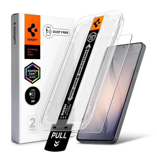 Spigen - (2 darabos) Glas.tR EZ-FIT Pro (Anti-Reflection) (AGL11080) - Samsung Galaxy S26 Plus - Clear üvegfólia üvegfólia - 1
