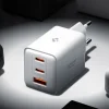 Spigen - Sieťová nabíjačka Essential EE473EU (ACH09464) - USB, 2x Type-C, Rýchle nabíjanie, Quantum Boost, 47W - Biela thumbnail