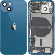 Kryt batérie so stredovým rámom pre Apple iPhone 13, Kompletné diely, Modrý, Pulled (Trieda A) zadný kryt