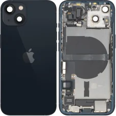 Kryt batérie so stredovým rámom pre Apple iPhone 13, s kompletnými dielmi, Midnight, Demontovaný (Trieda A), zadný kryt