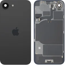Kryt batérie / Zadný kryt Apple iPhone 16e, Čierny, Repasovaný (trieda A)