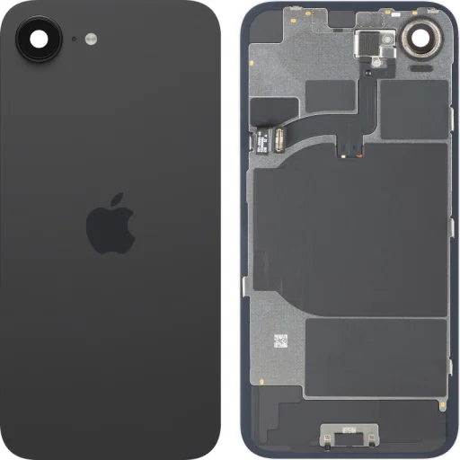 Kryt batérie / Zadný kryt Apple iPhone 16e, Čierny, Repasovaný (trieda A) - 1