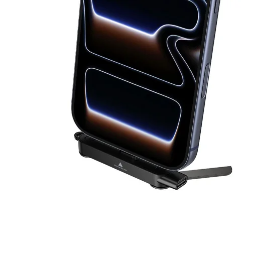 Hoco UA47A USB-C - USB-C adaptér s držiakom, max. 240 W, čierny - 5