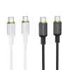Hoco X128 Benefit USB-C - USB-C kábel 3A 60W 1 m čierny thumbnail
