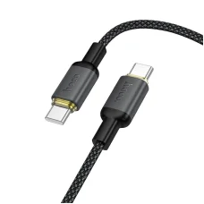 Hoco X128 Benefit USB-C - USB-C kábel 3A 60W 1 m čierny