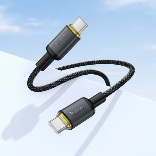 Hoco X128 Benefit USB-C - USB-C kábel 3A 60W 1 m čierny - 5