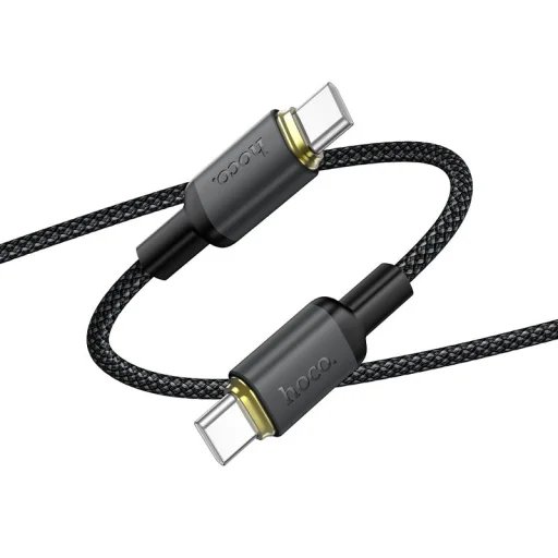 Hoco X128 Benefit USB-C - USB-C kábel 3A 60W 1 m čierny - 2