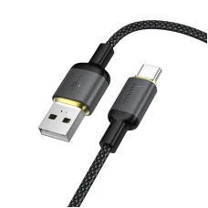 Hoco X128 Benefit USB-A - USB-C kábel 3 A 1 m čierny