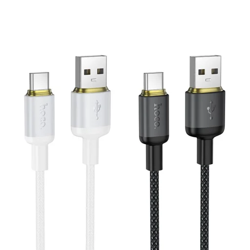 Hoco X128 Benefit USB-A - USB-C kábel 3 A 1 m čierny - 5