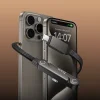Hoco U150 Exquisite USB-C–USB-C PD 60W kábel s držiakom 1,2 m čierny thumbnail
