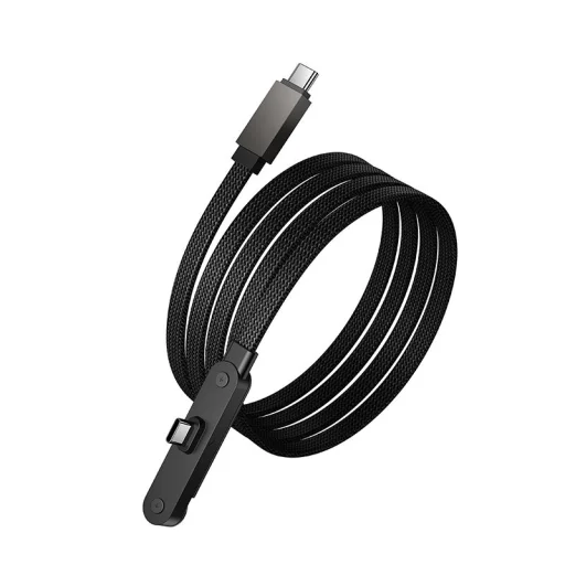 Hoco U150 Exquisite USB-C–USB-C PD 60W kábel s držiakom 1,2 m čierny - 6