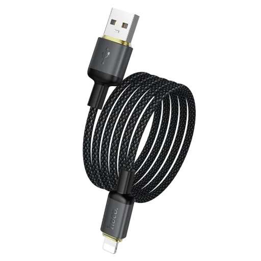 Hoco X128 Benefit čierny Lightning USB kábel 1 m 2,4 A - 3